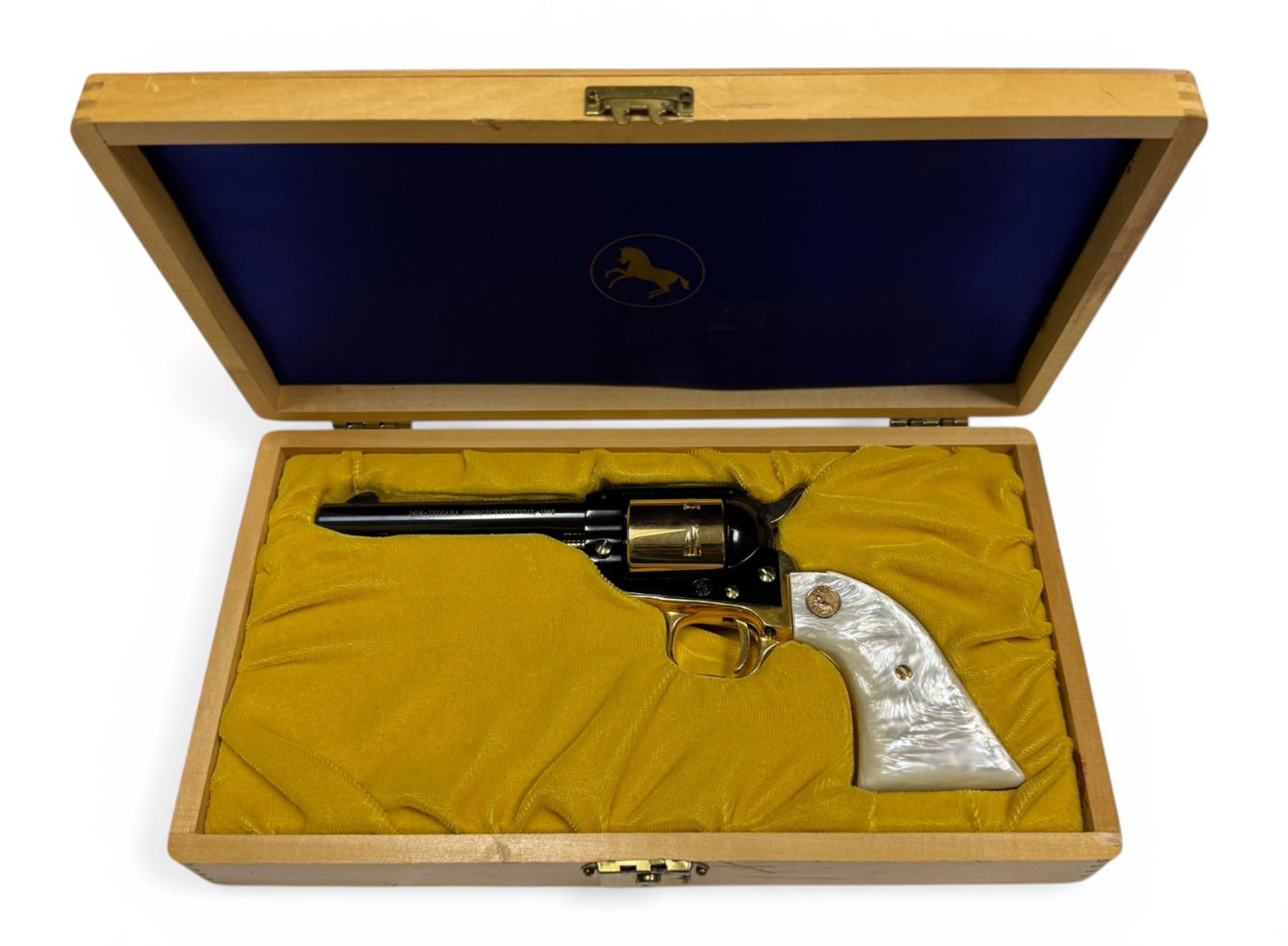 Stunning 1966 Cased Colt Frontier Scout .22 LR “Indiana Sesquicentennial” Commemorative  - 2
