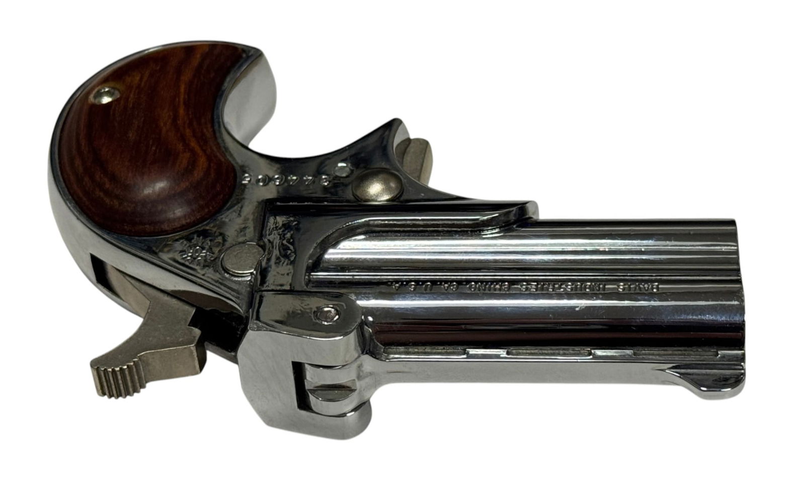 LNIB Davis Industries D-32 Chrome .32 AUTO Pocket Pistol Derringer - 8