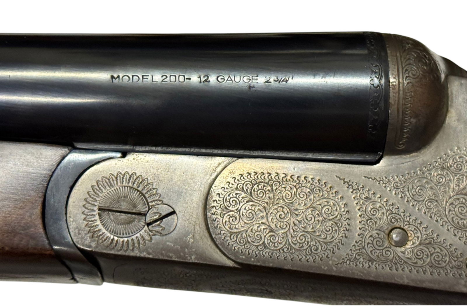 Excellent Spanish Gaspar Arizaga Model 200 12 GA. SXS Double Barrel Hammerless Shotgun - 14