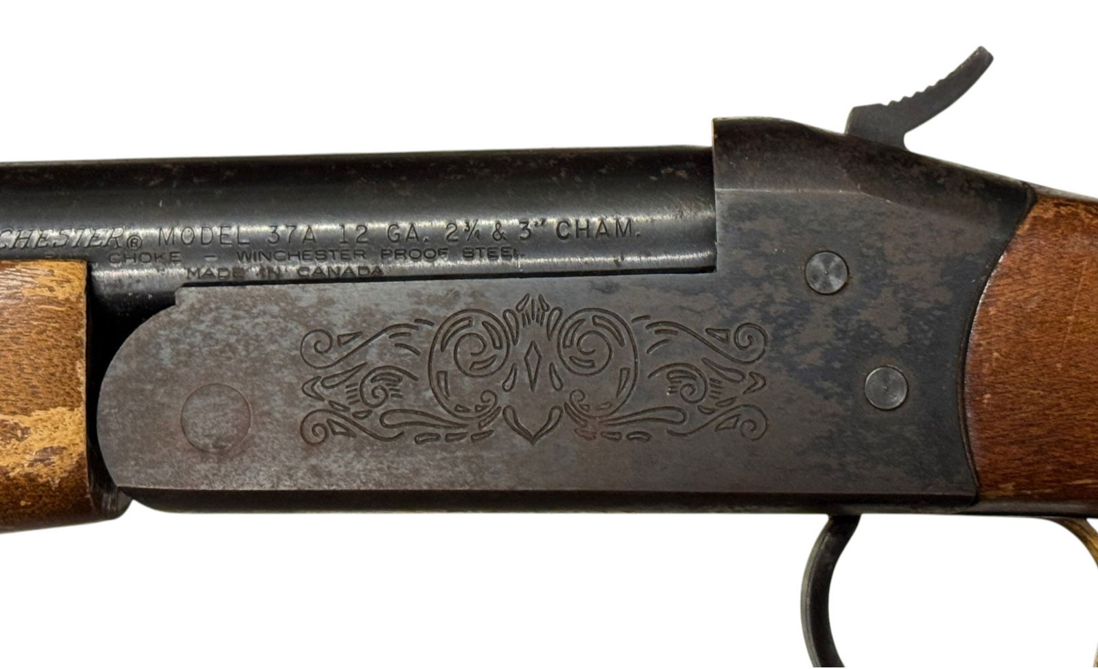 Winchester Model 37A Single Shot 12 GA. Shotgun - 3