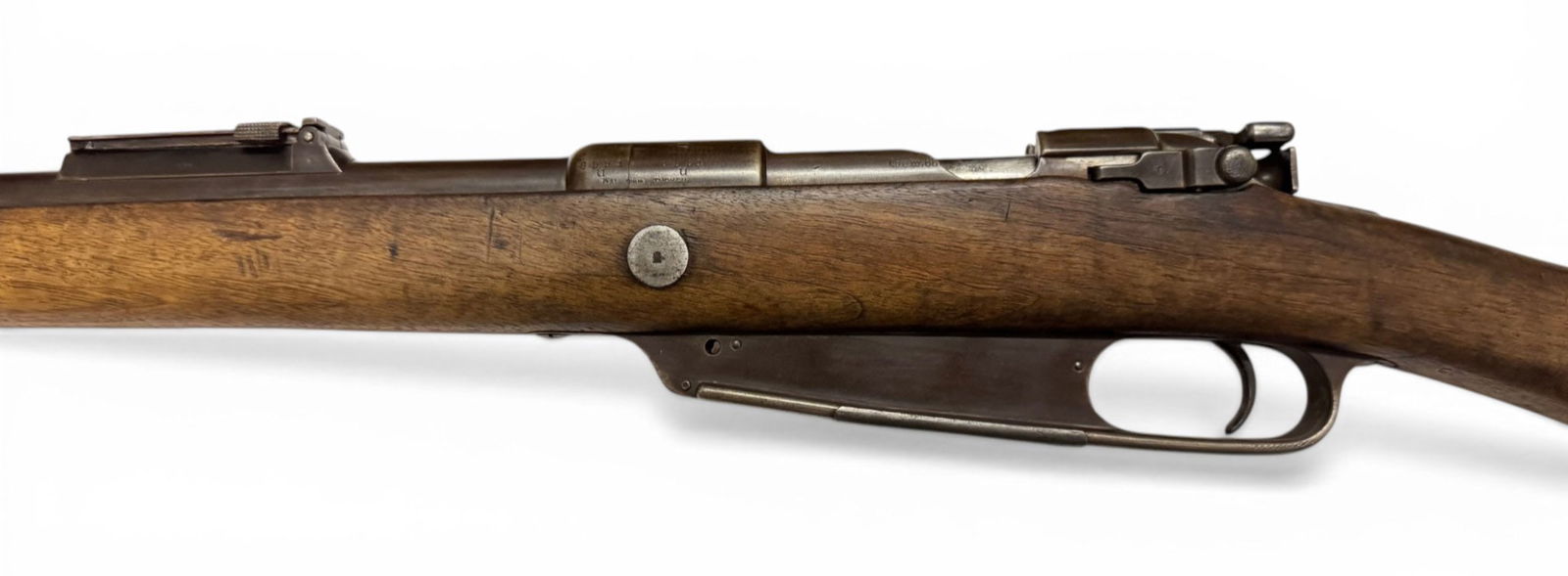 Antique Loewe Berlin 1891 Turkish GEW 88 7.92x57mm Bolt Action *Unit Marked* Rifle: S#: 3551u | Matching on receiver and barrel | 30” Barrel | #4631 and “S” marked on top of receiver | Front barrel band is unit marked “32. R. 2.54” | Shows Turkish Cresce