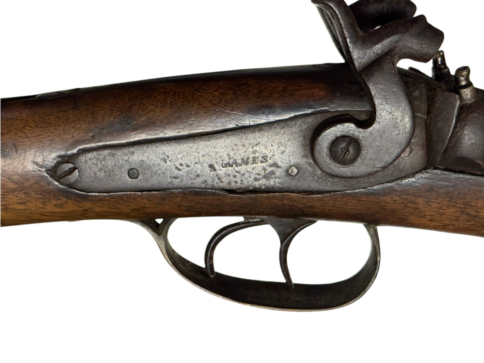 Rare Antique Civil War English “James” 20 GA. Double Barrel Muzzleloading Hammer Gun - 6