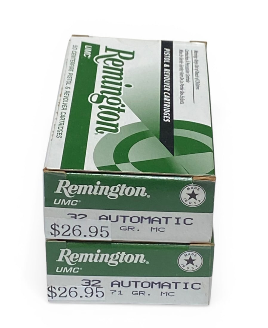 NIB 100rds. Of .32 AUTO 71gr. Remington UMC Ammunition: See photo(s) 