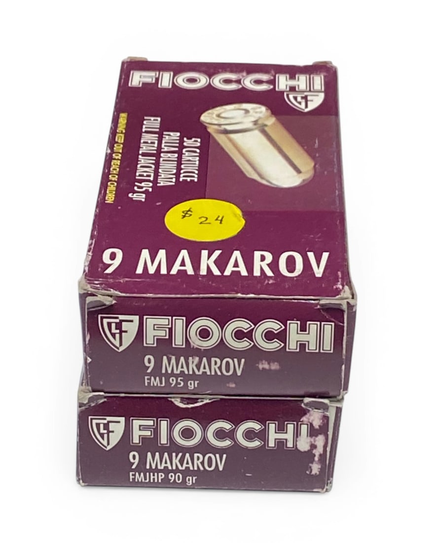 NIB 100rds. Of .30 LUGER (7.65 Parabellum) 93gr. FMJ Fiocchi Ammunition: See photo(s) 