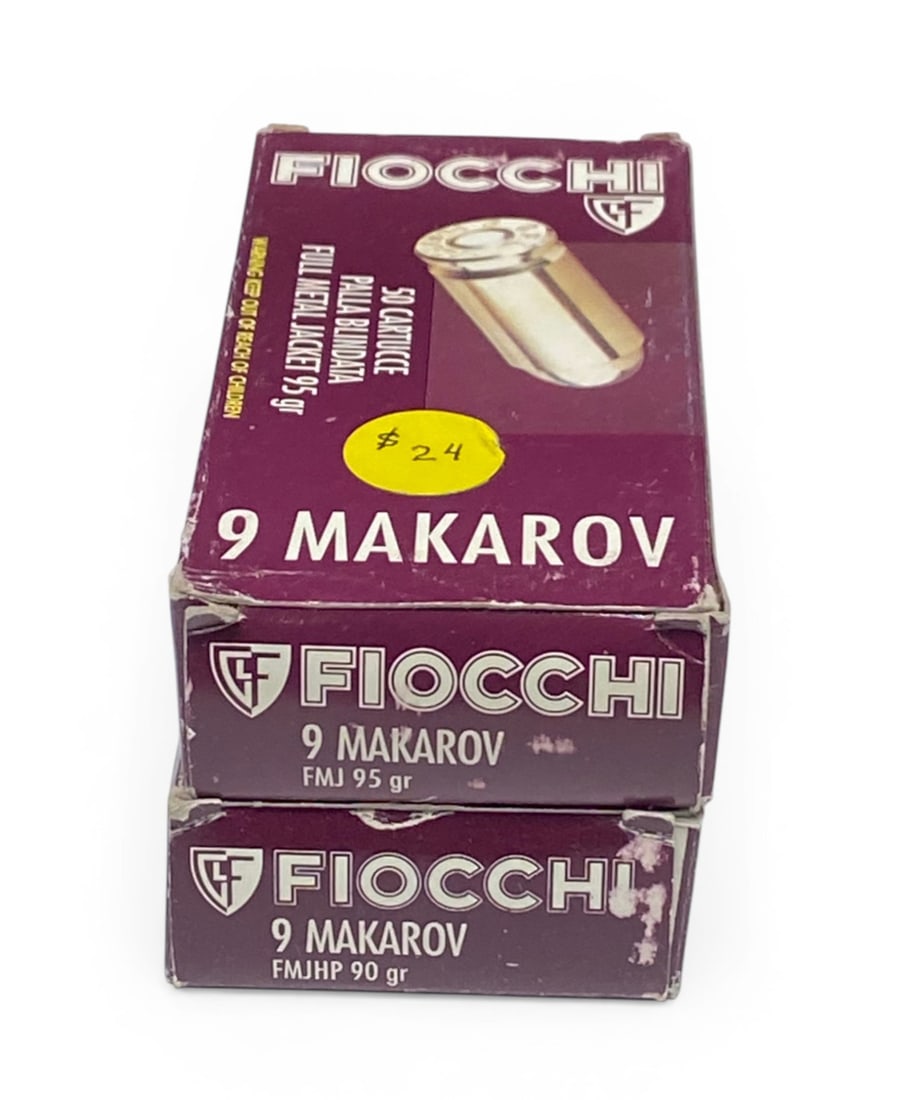 NIB 100rds. Of .30 LUGER (7.65 Parabellum) 93gr. FMJ Fiocchi Ammunition: See photo(s) 