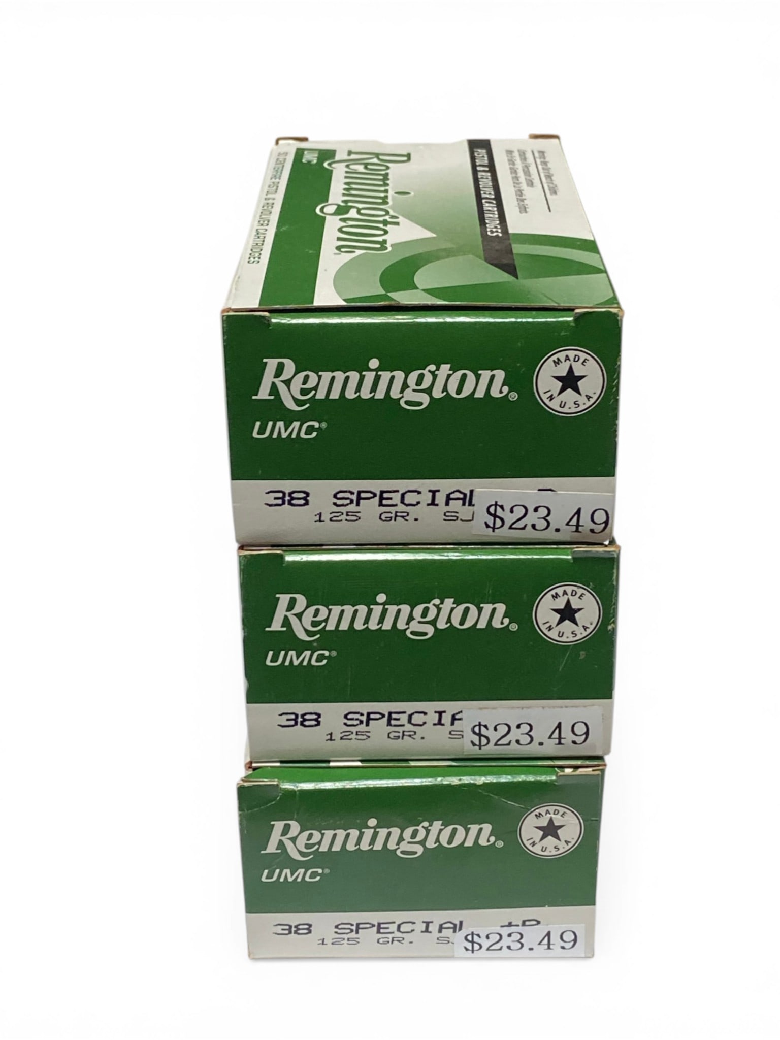 NIB 150rds. Of .38 SPECIAL+P 125gr. Remington UMC Ammunition: See photo(s) 