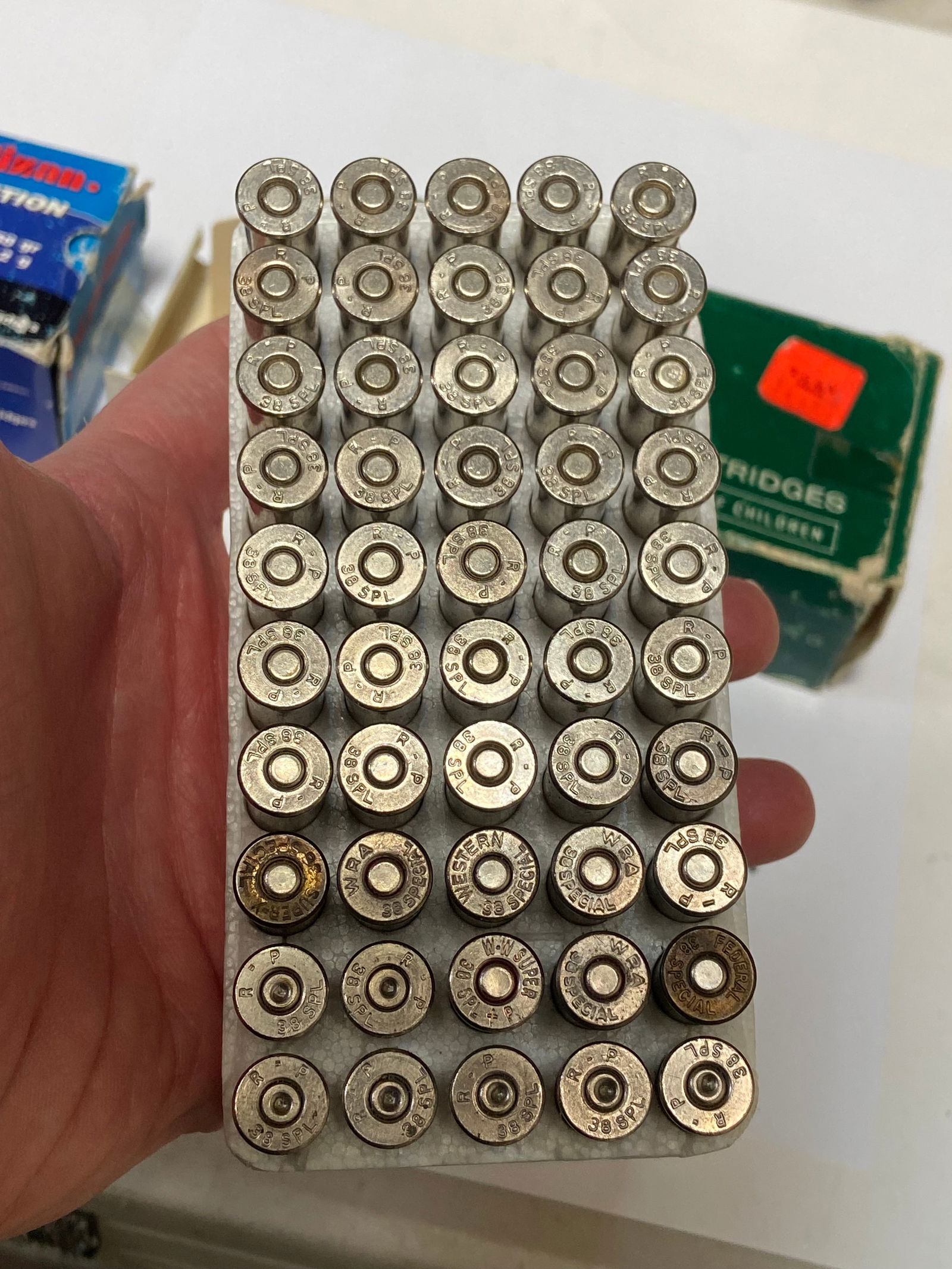 NIB 93rds. Of Various .38 SPECIAL Ammunition and (7) Spent Casings - 3