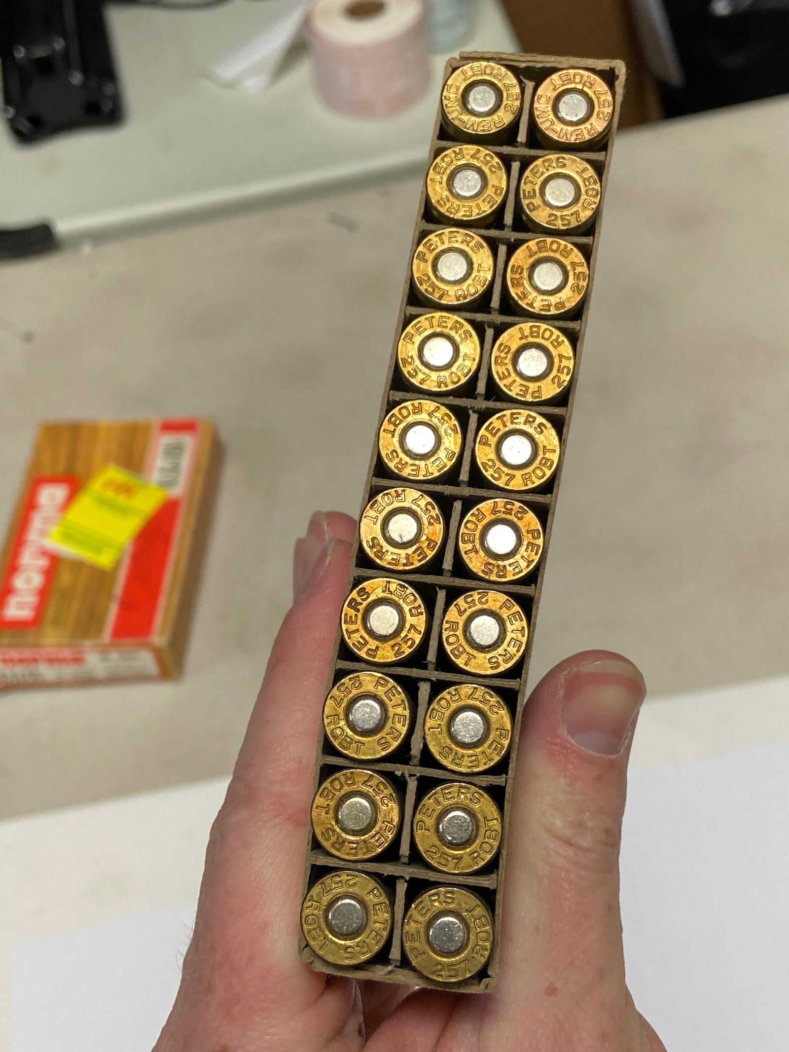 NIB 20rds. of Vintage Collectible .257 ROBERTS 117gr. SP High Velocity Peters Ammunition - 3