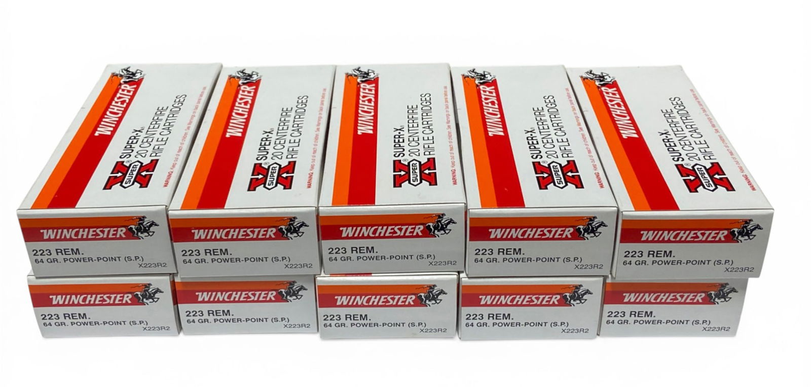 NIB 200rds. Of .223 REM. 64gr. PowerPoint Winchester Ammunition: See photo(s) 