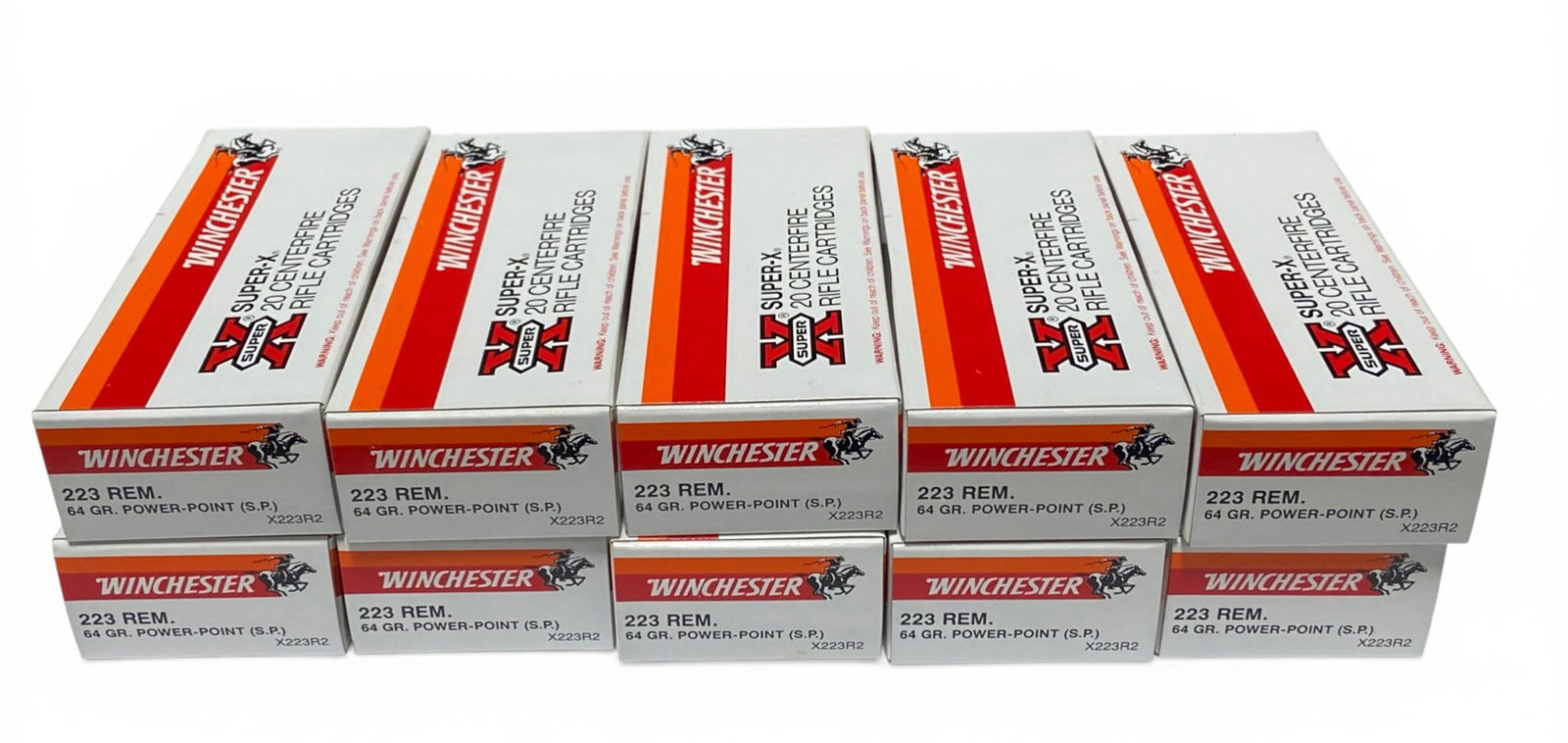 NIB 200rds. Of .223 REM. 64gr. PowerPoint Winchester Ammunition: See photo(s) 