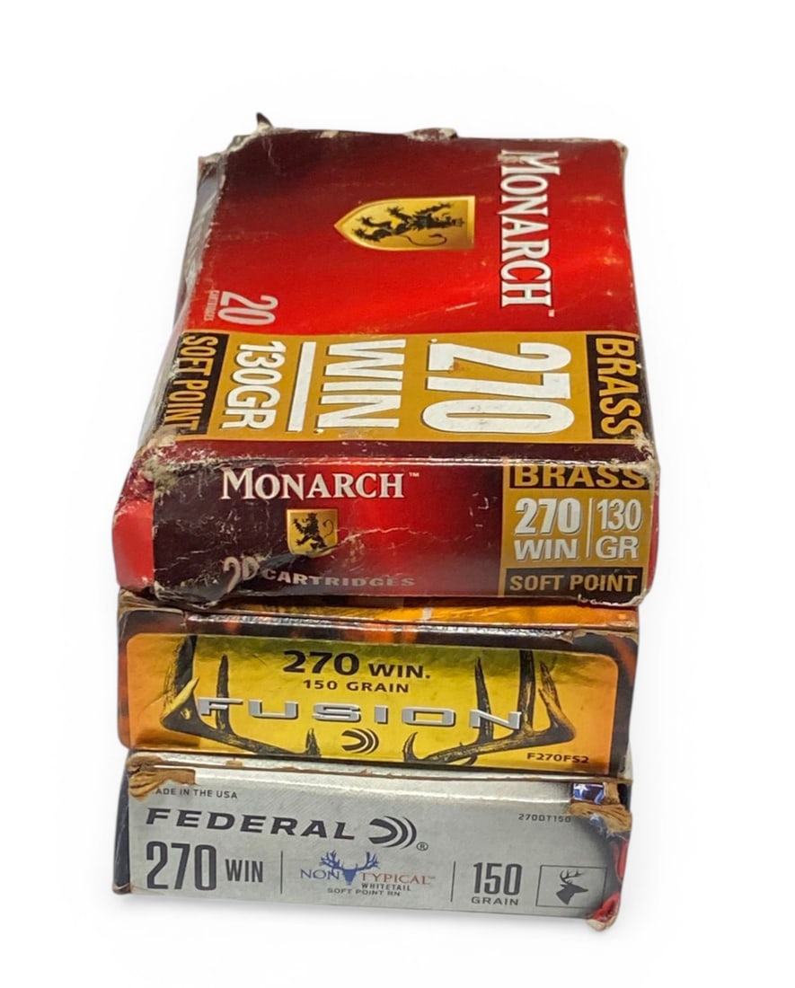 NIB 60rds. Of .270 WIN. Ammunition: See photo(s) 