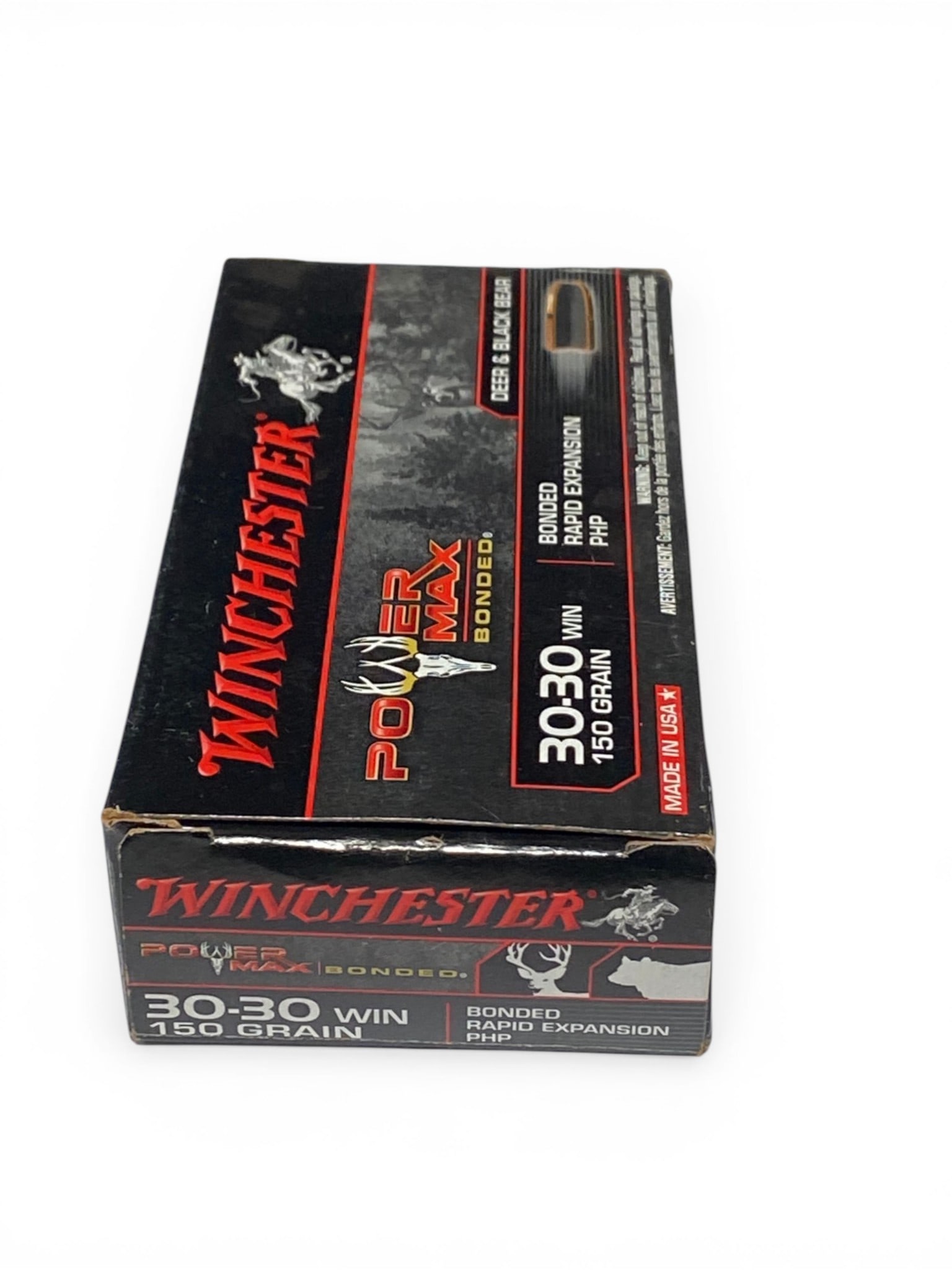 NIB 20rds. Of .30-30 WIN. 150gr. Bonded Rapid Expansion PHP Winchester Power Max Ammunition: See photo(s)