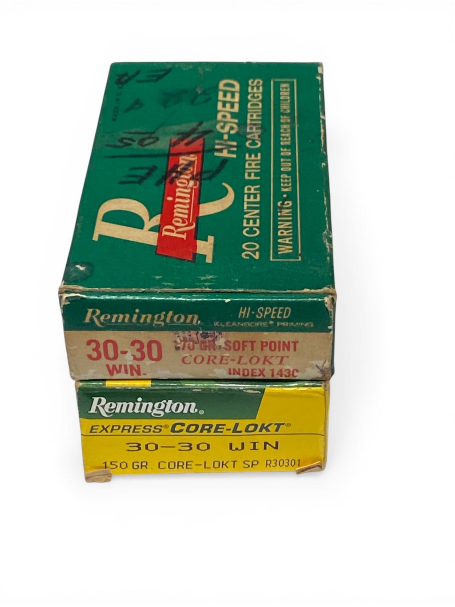 NIB 40rds. Of .30-30 WIN. Ammunition: Collectible vintage 20rds. 170gr. SP Core Lokt .30-30 Remington Hi Speed ammunition and 20 rds. Of 150gr. Core Lokt SP .30-30 WIN. Remington ammunition 