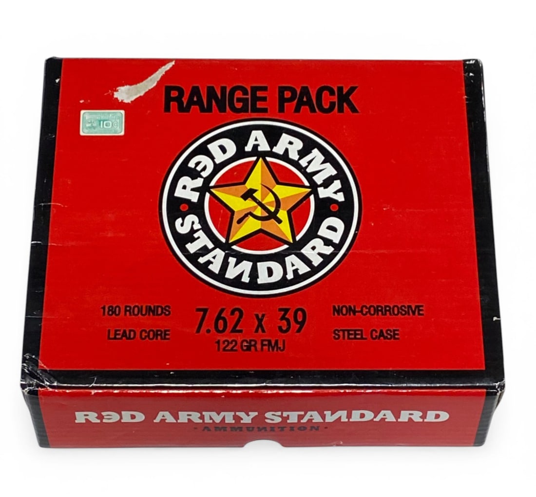 NIB 180rds. Of 7.62x39 122gr. FMJ Red Army Standard Russian Ammunition: See photo(s) 