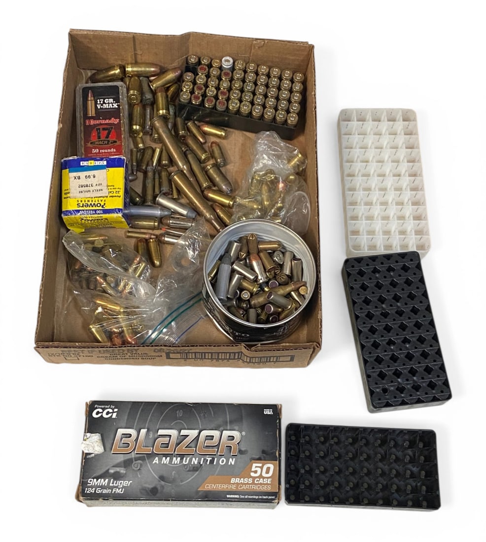 Lot of 6 Lbs. of Various Handgun/Rifle Ammunition: Good stuff here. See photos 