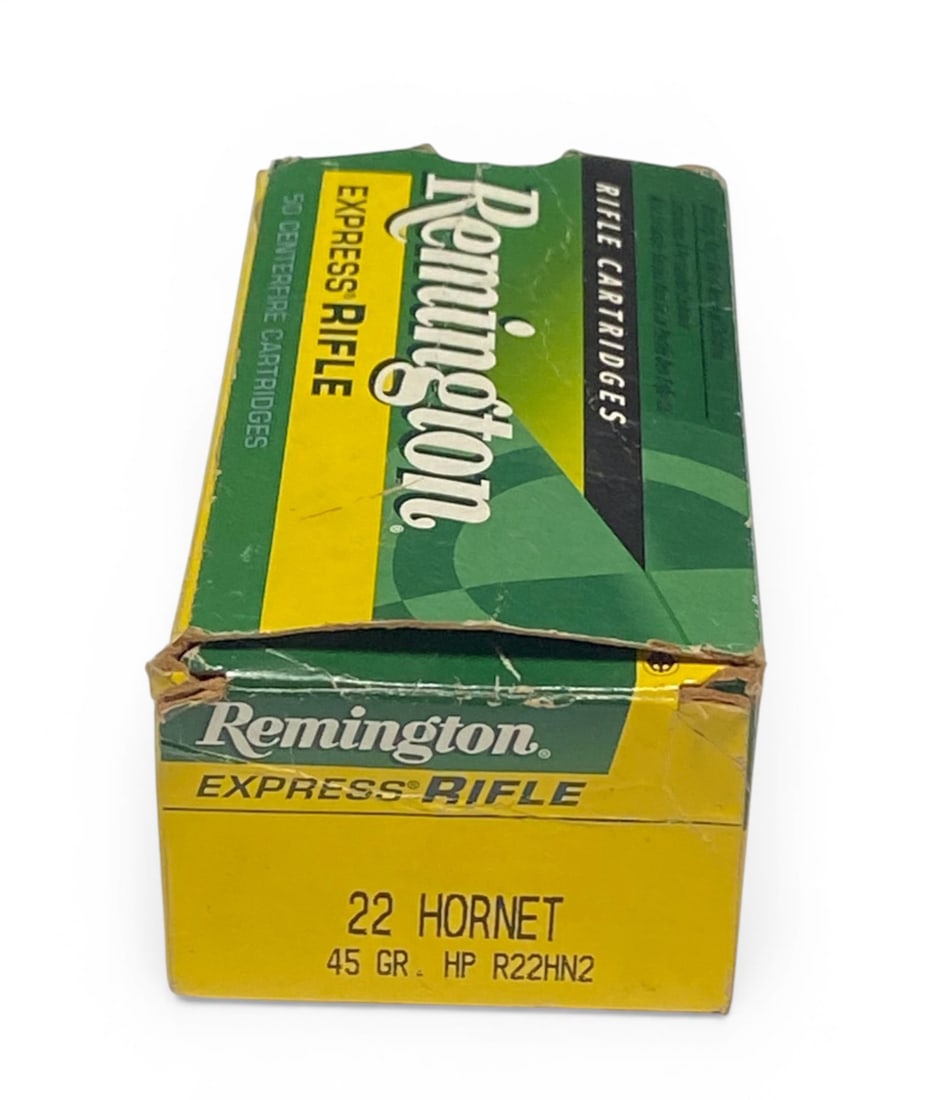 NIB 35rds. Of .22 HORNET 45gr. HP Remington Express Rifle Ammunition: See photo(s)