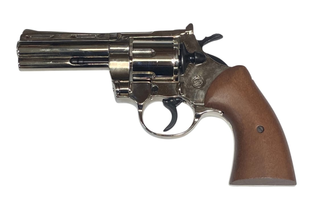 LNIB BBM .380 CAL. Nickel Plated BB Gun Revolver - 3