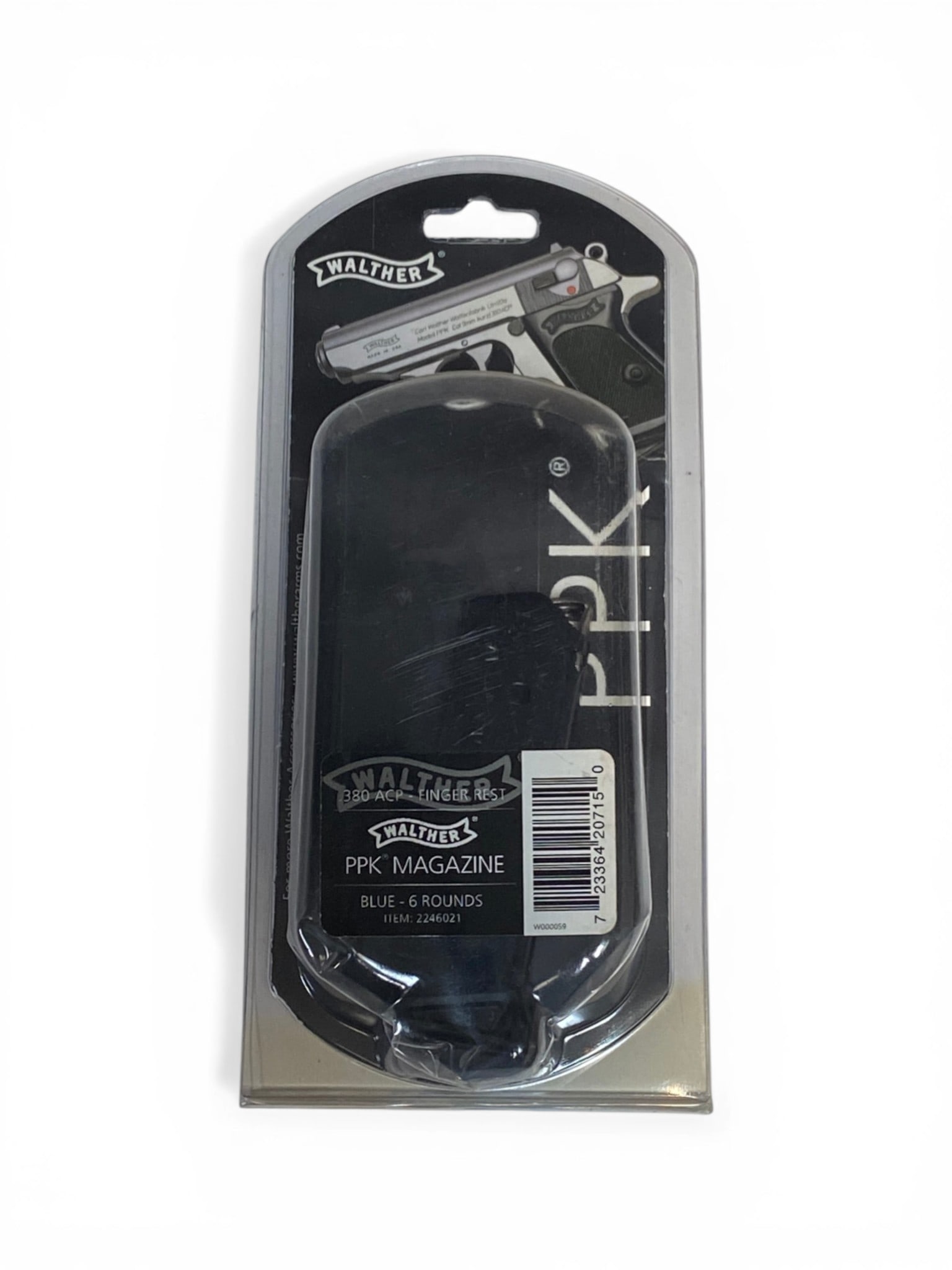 NIB Walther PPK .380 ACP 6rd. Blued Magazine: See photo(s)