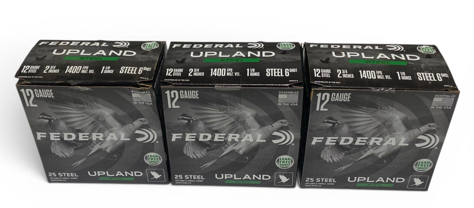 NIB 75rds. Of 12 GA. No. 6 Steel Shot 2-3/4" Federal Upland Ammunition: See photo(s) 