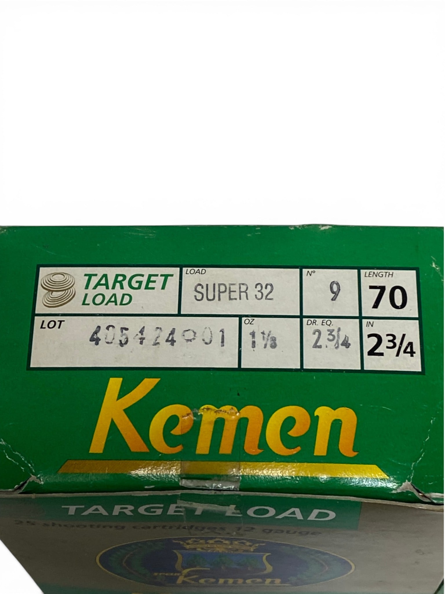 NIB 75rds. Of 12 GA. No. 9 Shot 2-3/4" Target Load Kemen Shotgun Ammunition - 2