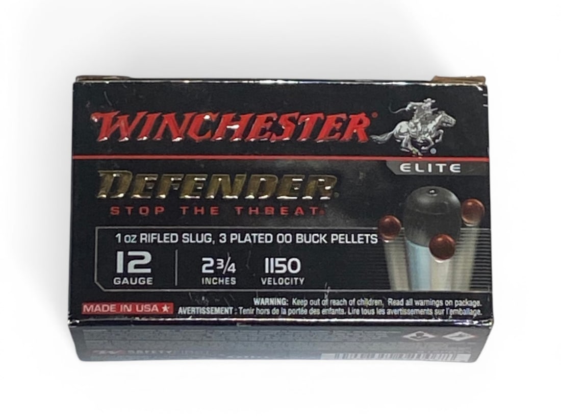 NIB 10rds. 12 GA. 1oz. Rifled Slug/Three-Plated 00 BUCK Pellets 2-3/4" Winchester Elite Ammo: See photo(s) 