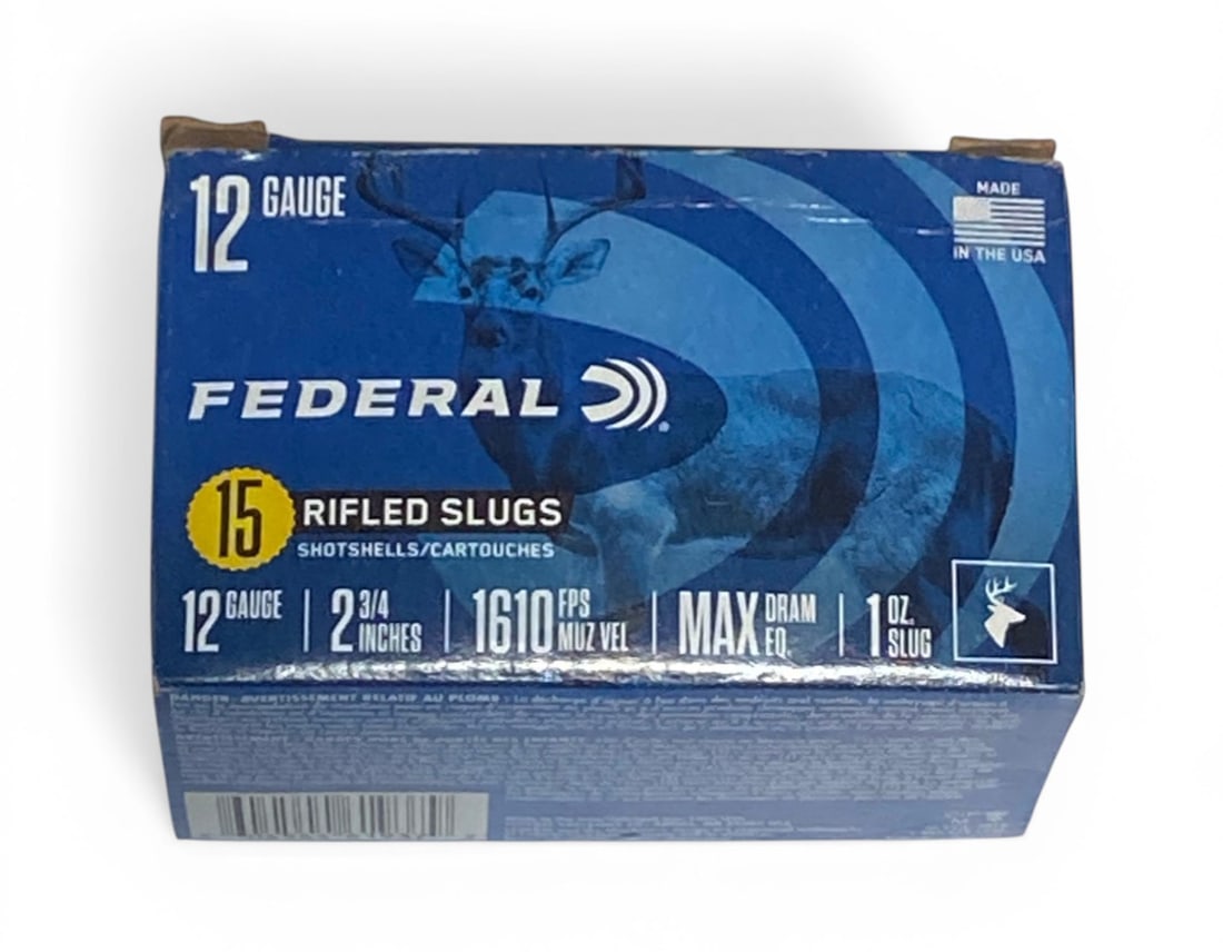 NIB 15rds. Of 12 GA. 1 Oz. Slug 2-3/4" Federal Ammunition: See photo(s) 