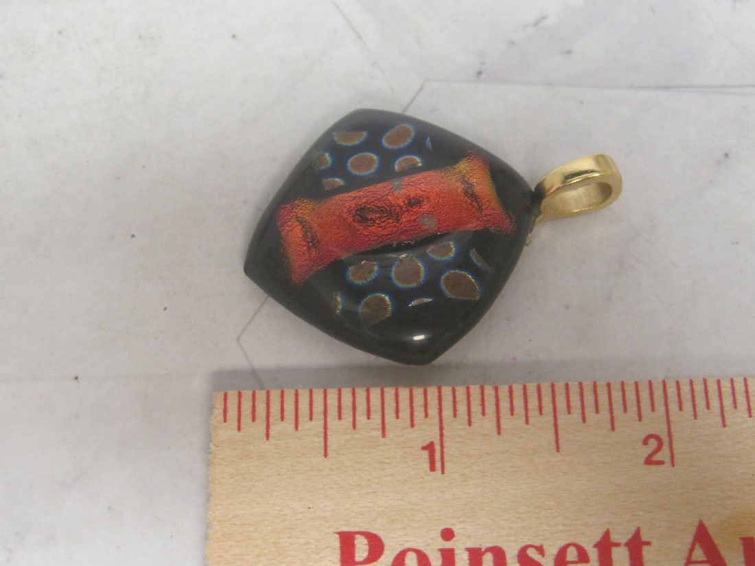 Dichroic Glass Pendant - 3