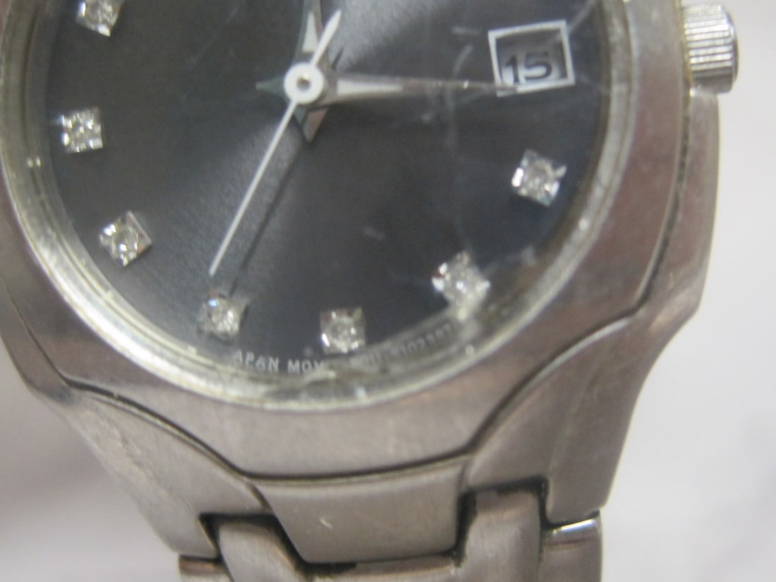 Ladies Citizens Eco Drive Watch with Diamond Hour Markers - 3