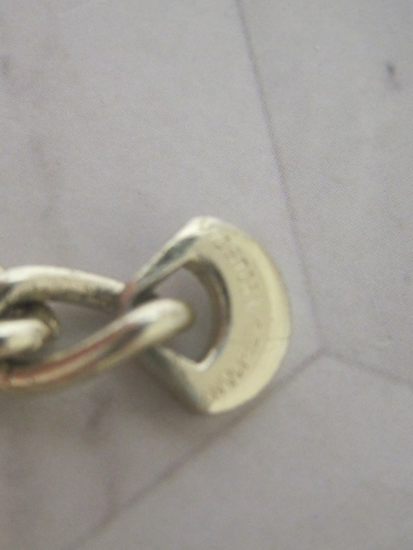 16" Vintage Silver Tone Necklace - 3