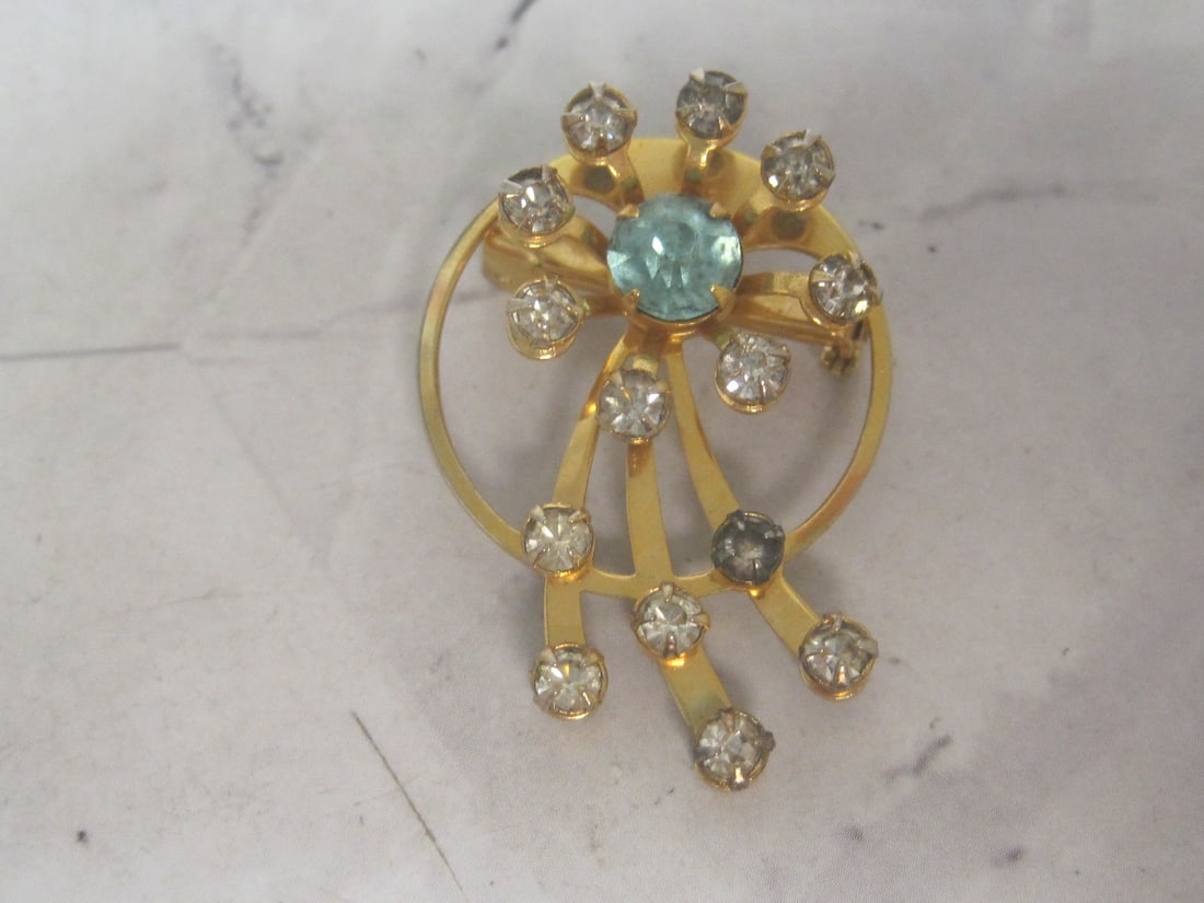 Vintage Rhinestone Brooch/Pendant (1 of 4)