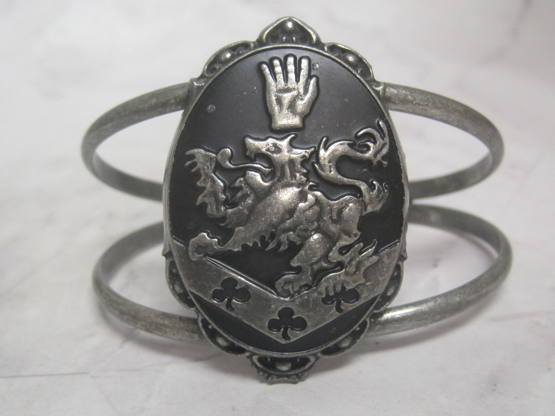 Lion Shield Cuff Bracelet: Signed Summit Entertainment