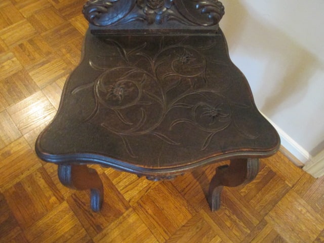 Antique 18th Century Intricately Carved German Black Forest Musical Chair - 2