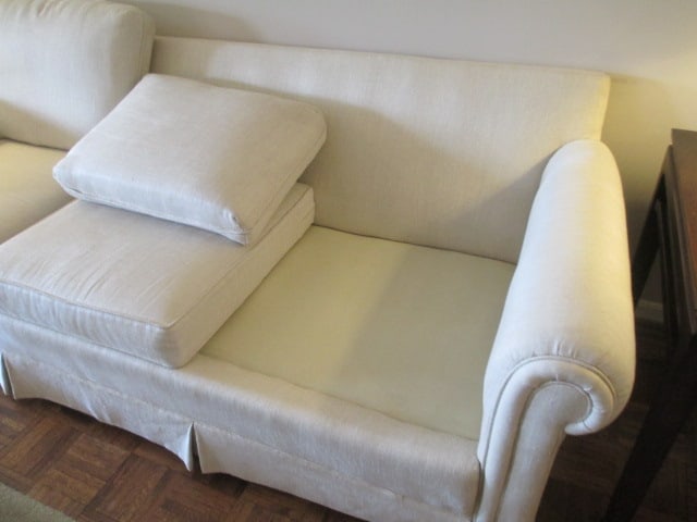 Professionally Tailored Rolled Arm Sofa with Accent Pillows - 6