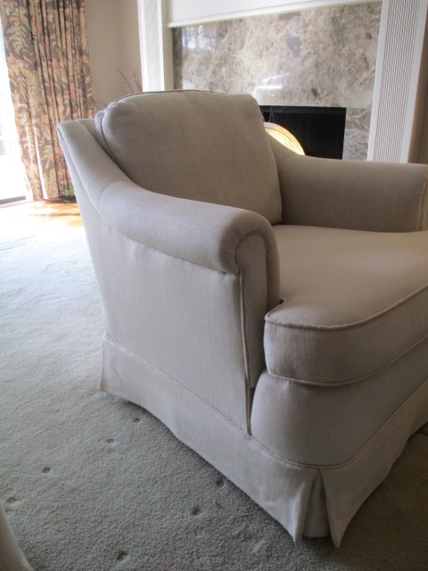 Professionally Tailored Rolled Arm Chair - 5