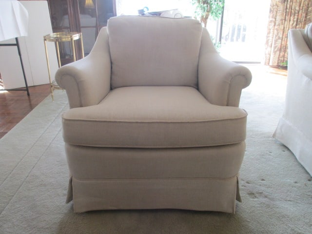 Professionally Tailored Rolled Arm Chair (1 of 9)