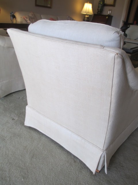 Professionally Tailored Rolled Arm Chair - 5