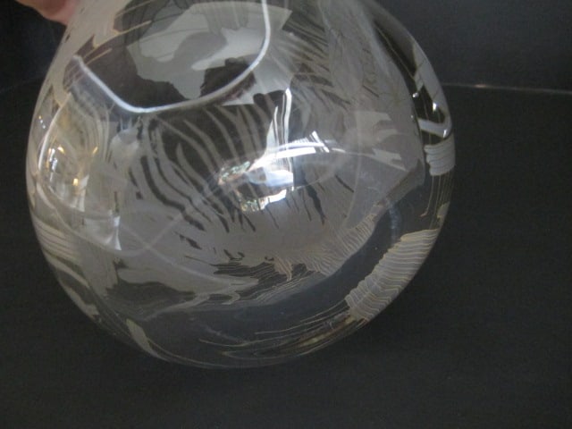 Rosenthal Studio Line "Fleur du Lac" Decorated Vase Designed by Alain le Foll - 4