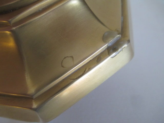 Pair of Brass Candle Sticks - 6