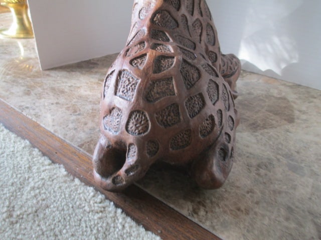 Heavy Sitting Giraffe Statue - 6
