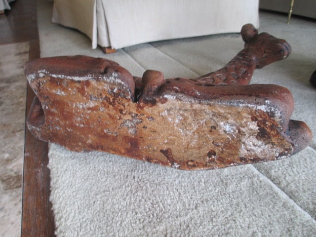 Heavy Sitting Giraffe Statue - 7