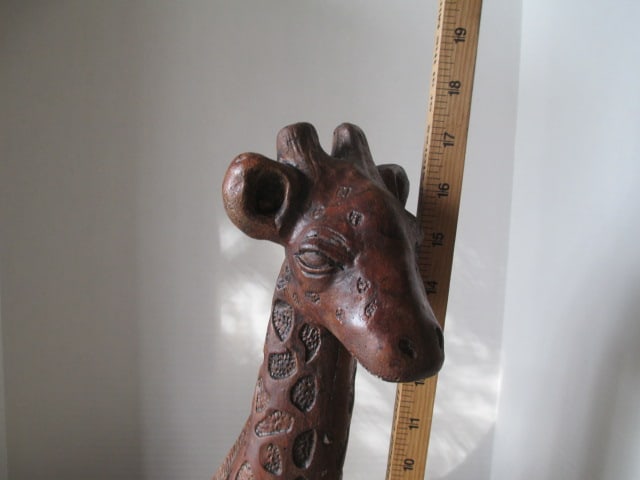 Heavy Sitting Giraffe Statue - 8