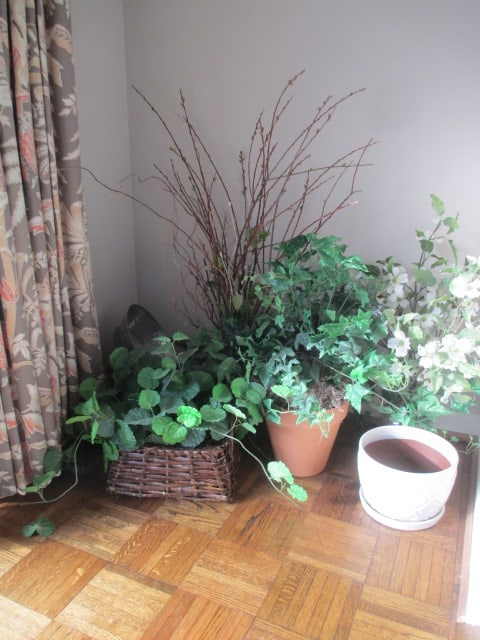 Grouping of Greenery, Baskets and Planters: See all pictures, Bring Boxes-Local Pickup Only 