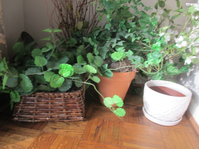 Grouping of Greenery, Baskets and Planters - 2