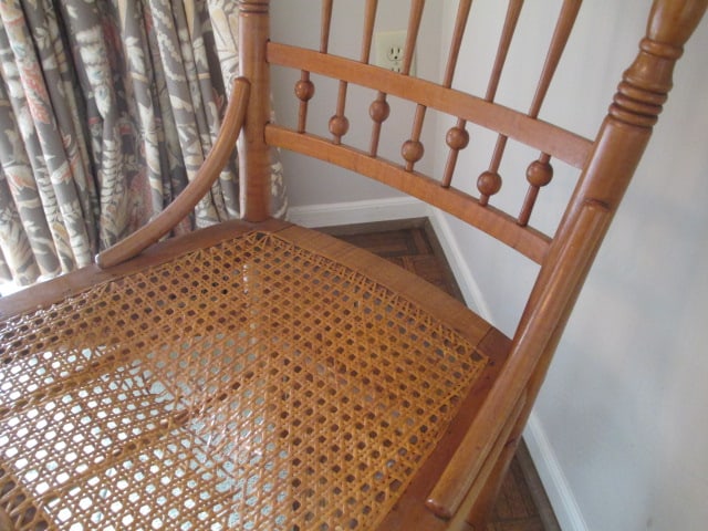 Two Antique Victorian Spindle Back Kitchen Chairs - 15