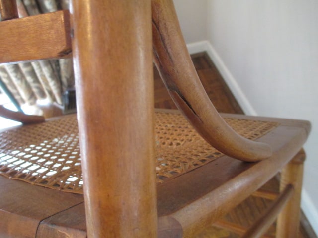 Two Antique Victorian Spindle Back Kitchen Chairs - 20