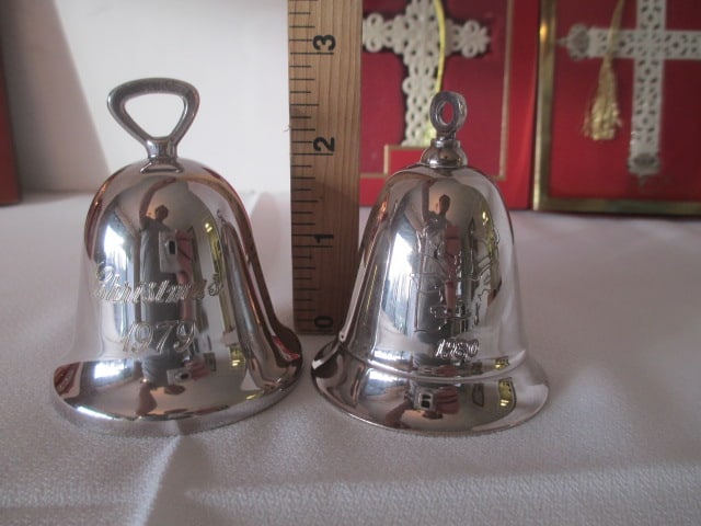 Five Lenox Porcelain Ornaments, Three Crystal Ball Ornaments, Two Reed&Barton - 15