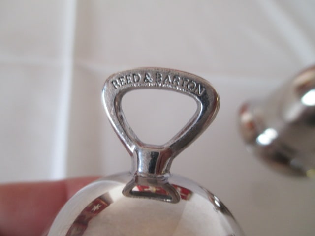 Five Lenox Porcelain Ornaments, Three Crystal Ball Ornaments, Two Reed&Barton - 18