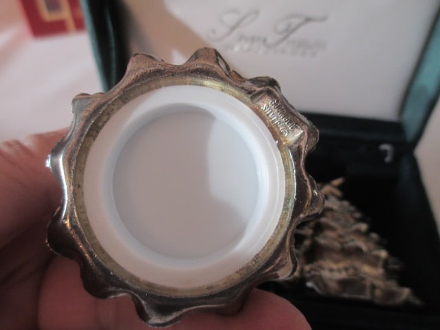 Five Lenox Porcelain Ornaments, Three Crystal Ball Ornaments, Two Reed&Barton - 3