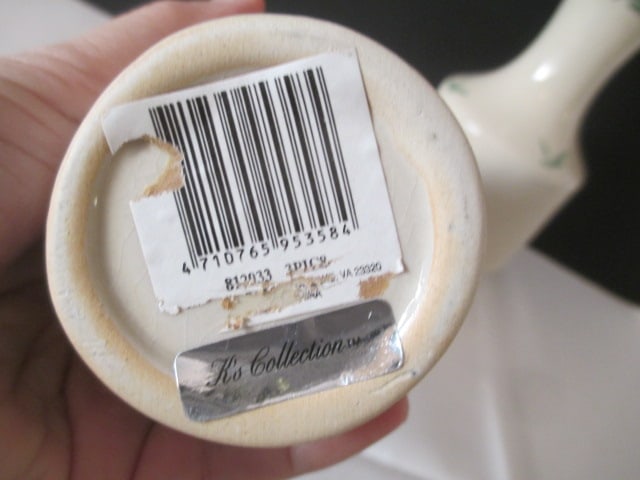 K's Collection Green Toile-Style Transferware Vases - 4