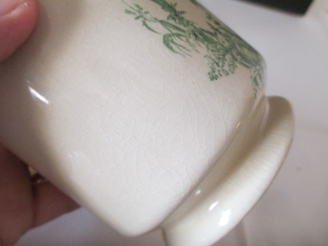 K's Collection Green Toile-Style Transferware Vases - 5